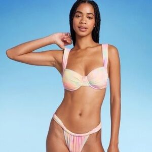 Wild Fable Pastel Tie Dye Bikini bottom